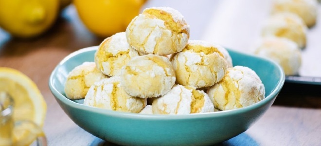 Лимонно-кокосовое печенье