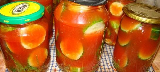 огурцы в томатном соке без уксуса