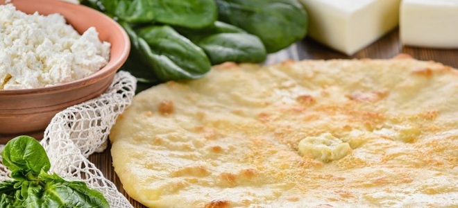 осетинский пирог с творогом и сыром