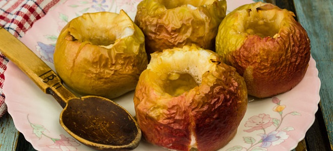 Печеные яблоки в микроволновке рецепт с фото