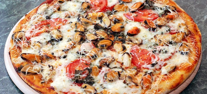 пицца с мидиями рецепт
