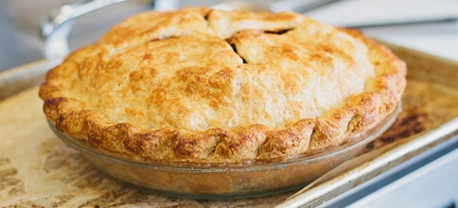 Рецепт постного пирога с яблоками