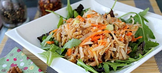 salat iz topinambura s morkovyu