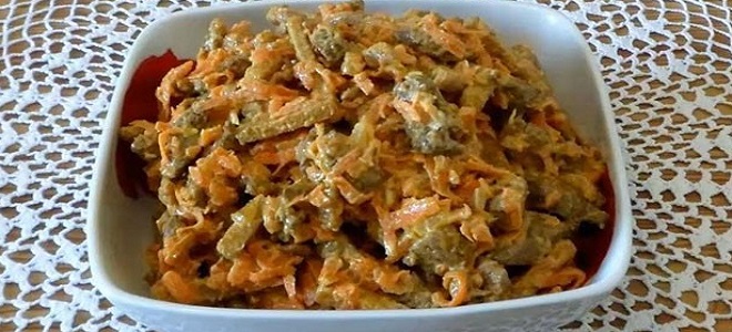 Салат Обжорка - рецепт с курицей