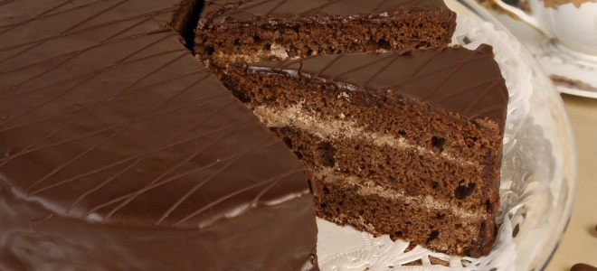 Шоколадный крем для бисквитного торта - рецепт