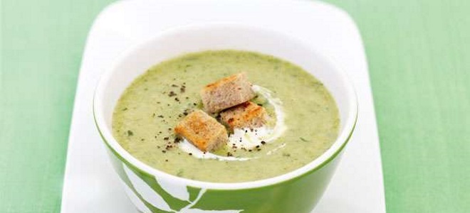 Суп-пюре из брокколи со сливками - рецепт