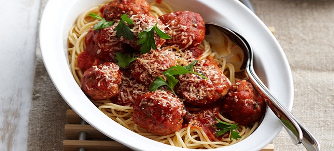 Тефтели по-итальянски в томатном соусе - рецепт