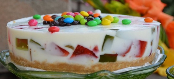 торт битое стекло с йогуртом