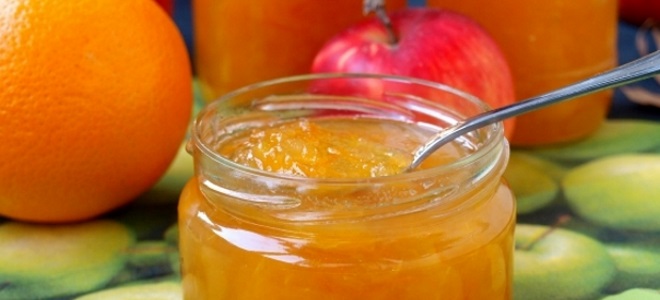 Яблочный джем с апельсинами на зиму - рецепт