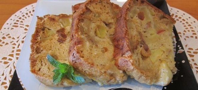 яблочный кекс в хлебопечке