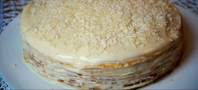 Заварной крем классический для блинного торта