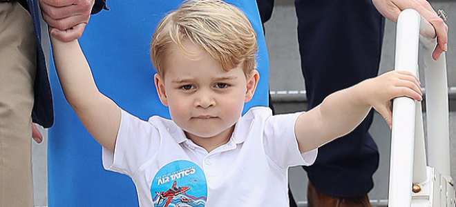 Принц Джордж возглавил рейтинг самых стильных детей