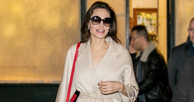 Анджелина Джоли в Париже: актриса приняла участие в рекламной кампании нового Mon Guerlain Florale
