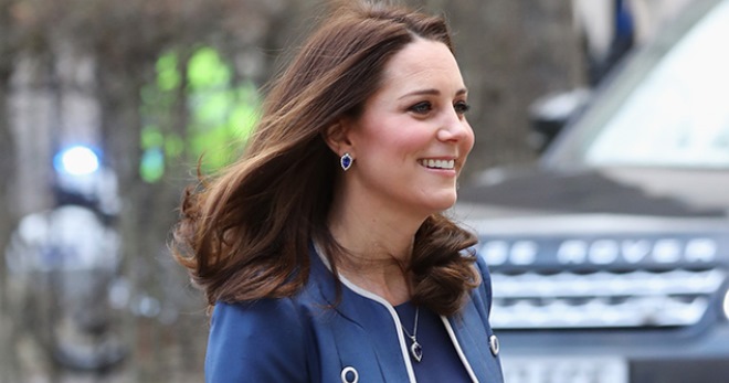 Беременная Кейт Миддлтон посетила Королевский колледж акушеров и гинекологов в Лондоне