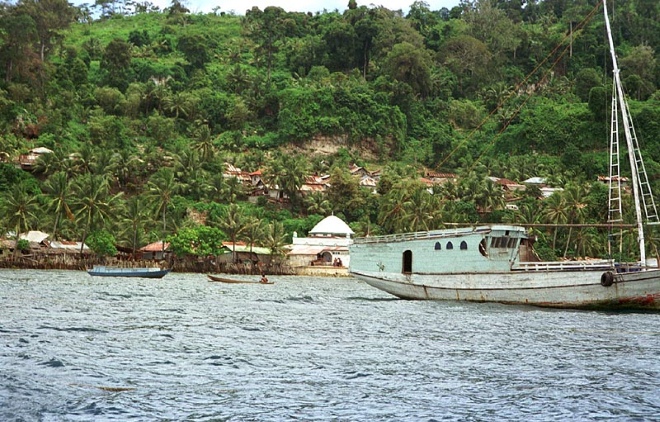 Деревня Рун на острове Рун