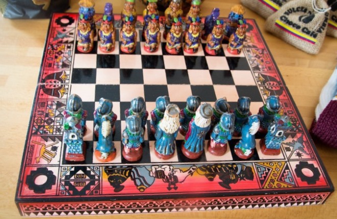 Интересные шахматы - Инки против испанцев