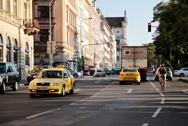 Дорожное движение в Чехии