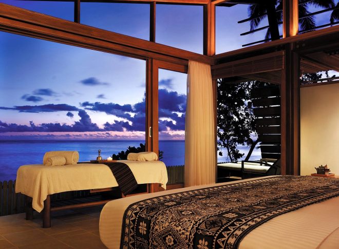 Вид из номера Shangri-La's Fijian Resort