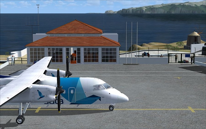 Аэропорт на острове Корву