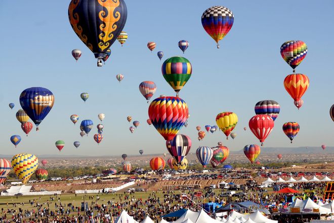 Фестиваль воздушных шаров в Канаде