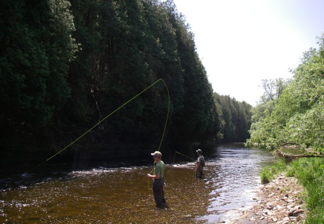 Рыбалка на реке Кредит