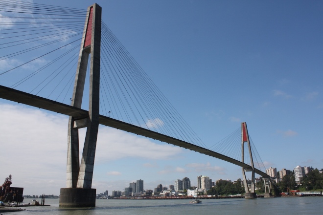 SkyBridge - самый длинный вантовый мост, который используется только для метро