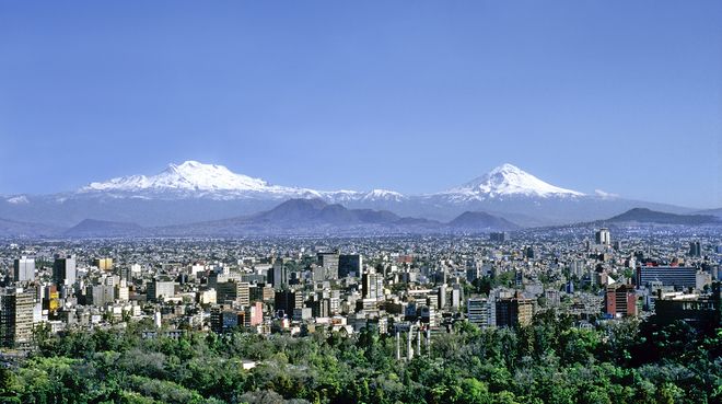 Вид на Мехико