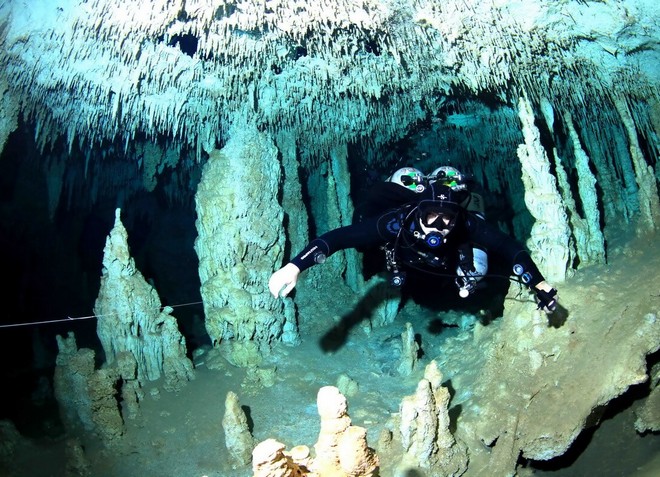 Пещера в Мексике для дайвинга