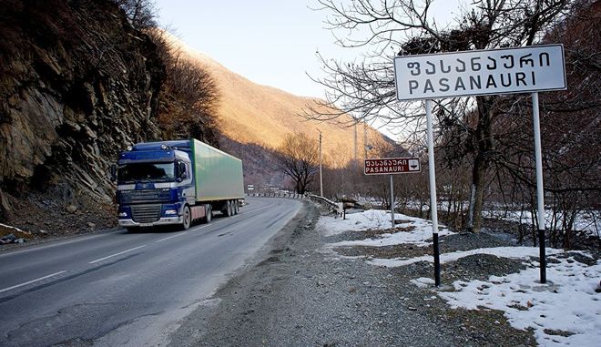 Участок Военно-Грузинской дороги, Пасанаури