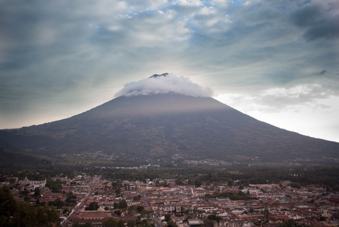 Вулкан в Гватемале