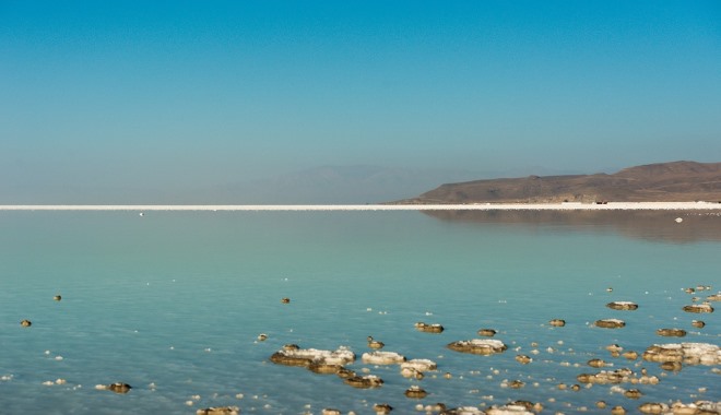 Высыхающее озеро Урмия