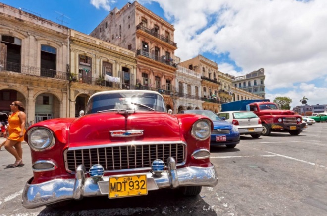 На Кубе часто арендуют ретро-автомобили