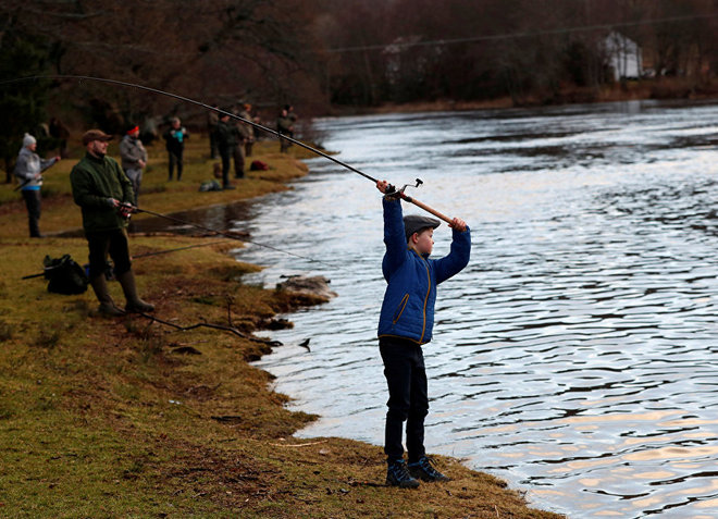 Рыбалка в Шотландии проводится организованно для туристов