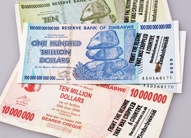 Деньги из Зимбабве