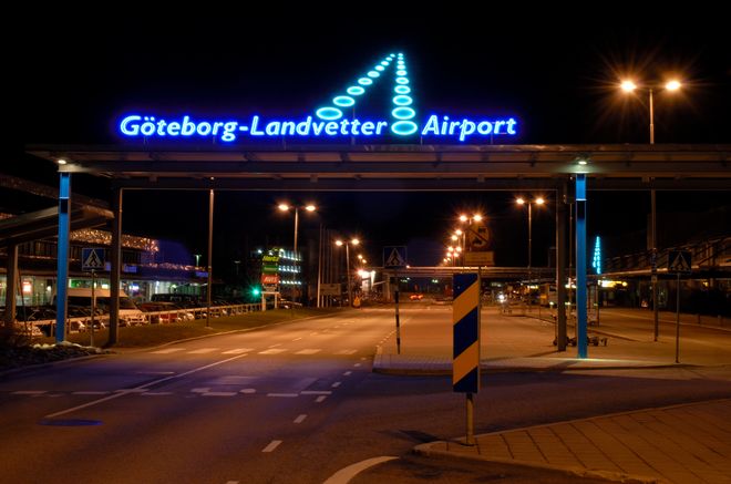 Аэропорт Гётеборг в Швеции