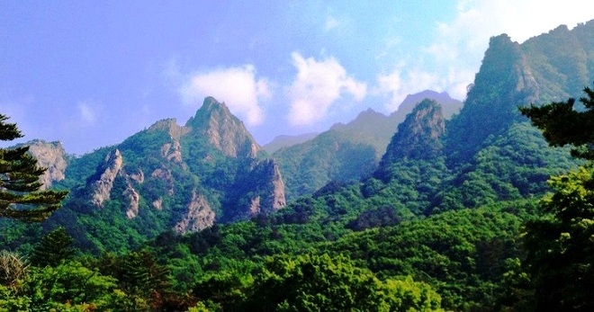 Горы в Корее