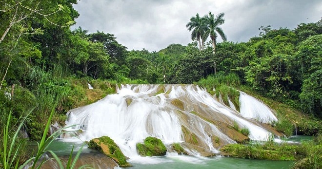 Водопады на Кубе
