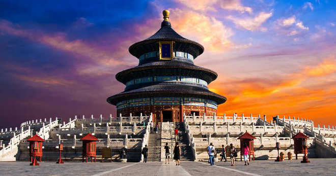Золотой храм в китае фото