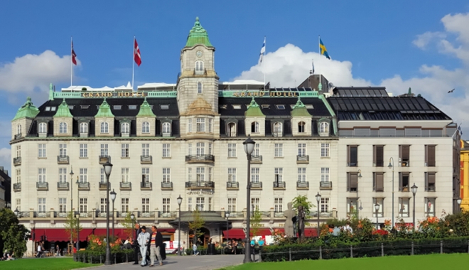 Grand Hotel - известнейший исторический отель в Осло