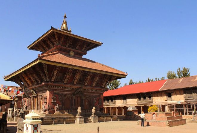 Храм Чангу Нараян в Нагаркоте