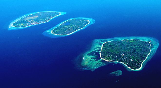 Курортные острова Гили, Индонезия