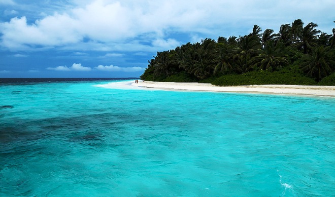 Пляж на острове Фихалхохи