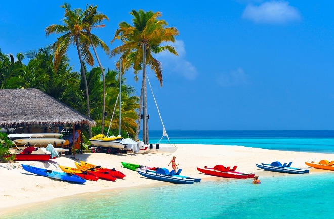 Развлечения на пляжах Мальдив