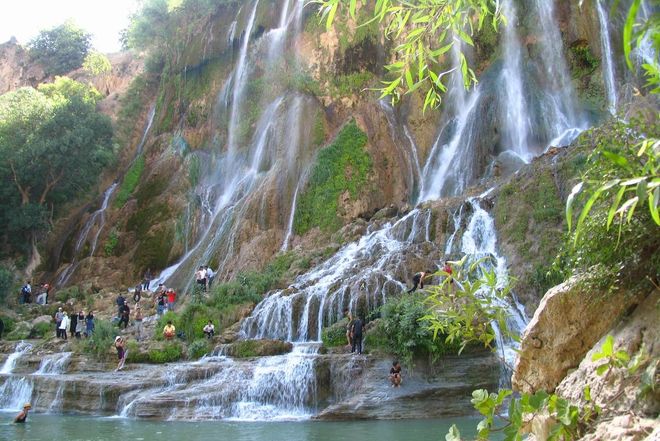 Водопад Бише, Иран