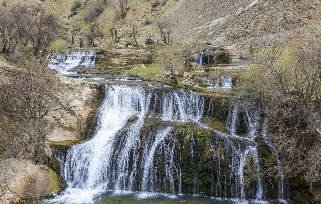 Водопад Семь источников, Иран