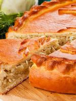 Пирог с капустой в духовке – заливной, осетинский, открытый, порционный, слоеный и другие варианты