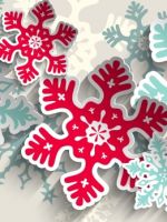 Новогодние снежинки из разных материалов, идеи украшения – гирлянда, игрушки, шторы
