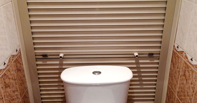 Рольставни в туалет – основные характеристики, существующие разновидности, варианты механизмов