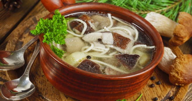 Как приготовить грибной суп по-китайски, солянку, суп-лапшу и пюре, рецепт из сушеных грибов