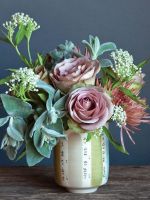 Нежные букеты из георгинов, гортензий и роз: 3 простых цветочных рецепта 